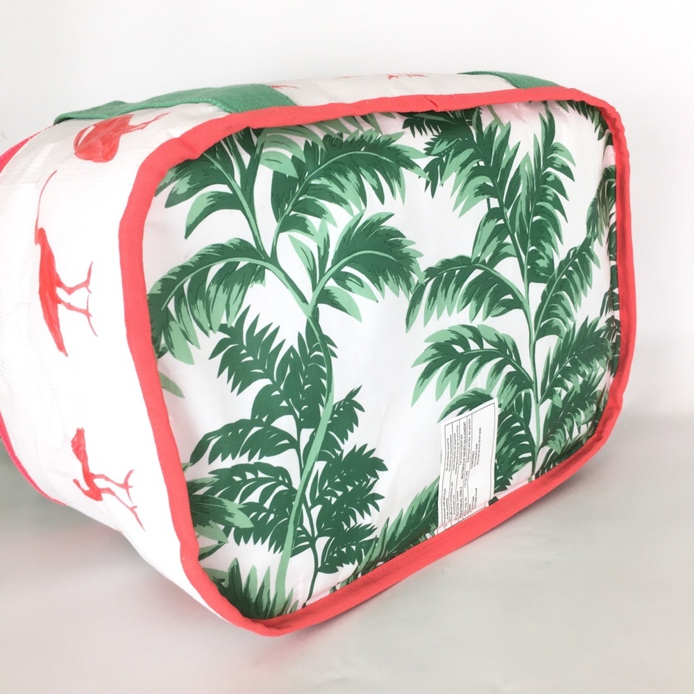 Ikea Flamingo Cooler Tote Bag NEW Sommarliv Tropical Pink White Green - Picture 13 of 13
